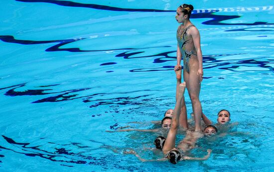Russia BRICS Sports Games Artistic Swimming Acrobatic Routine