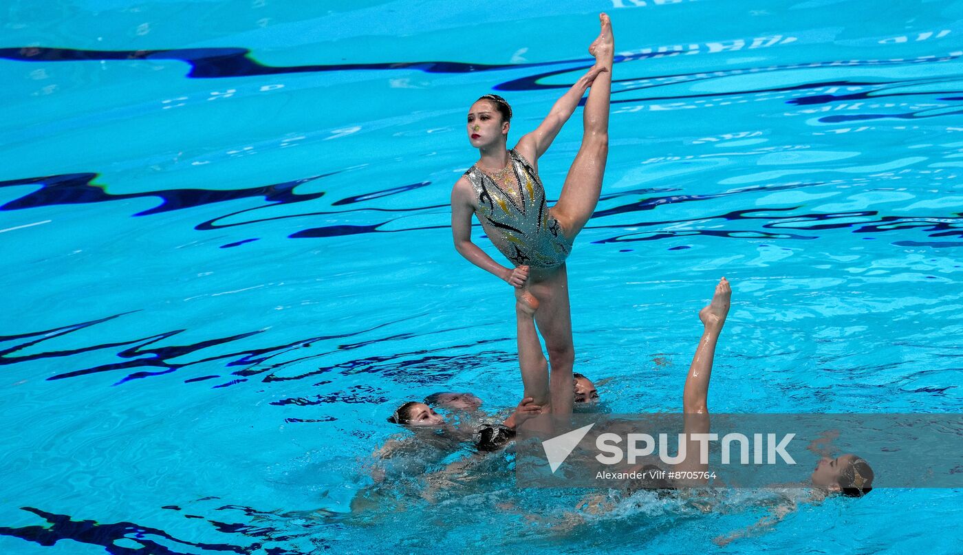Russia BRICS Sports Games Artistic Swimming Acrobatic Routine