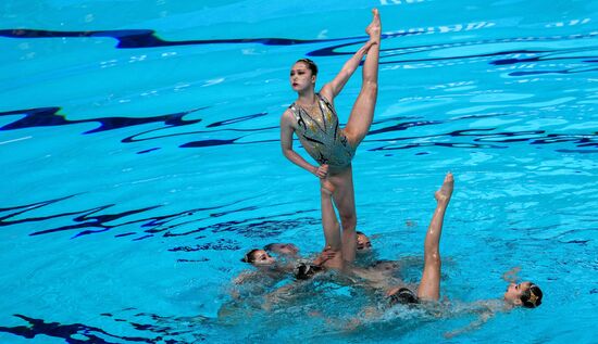 Russia BRICS Sports Games Artistic Swimming Acrobatic Routine