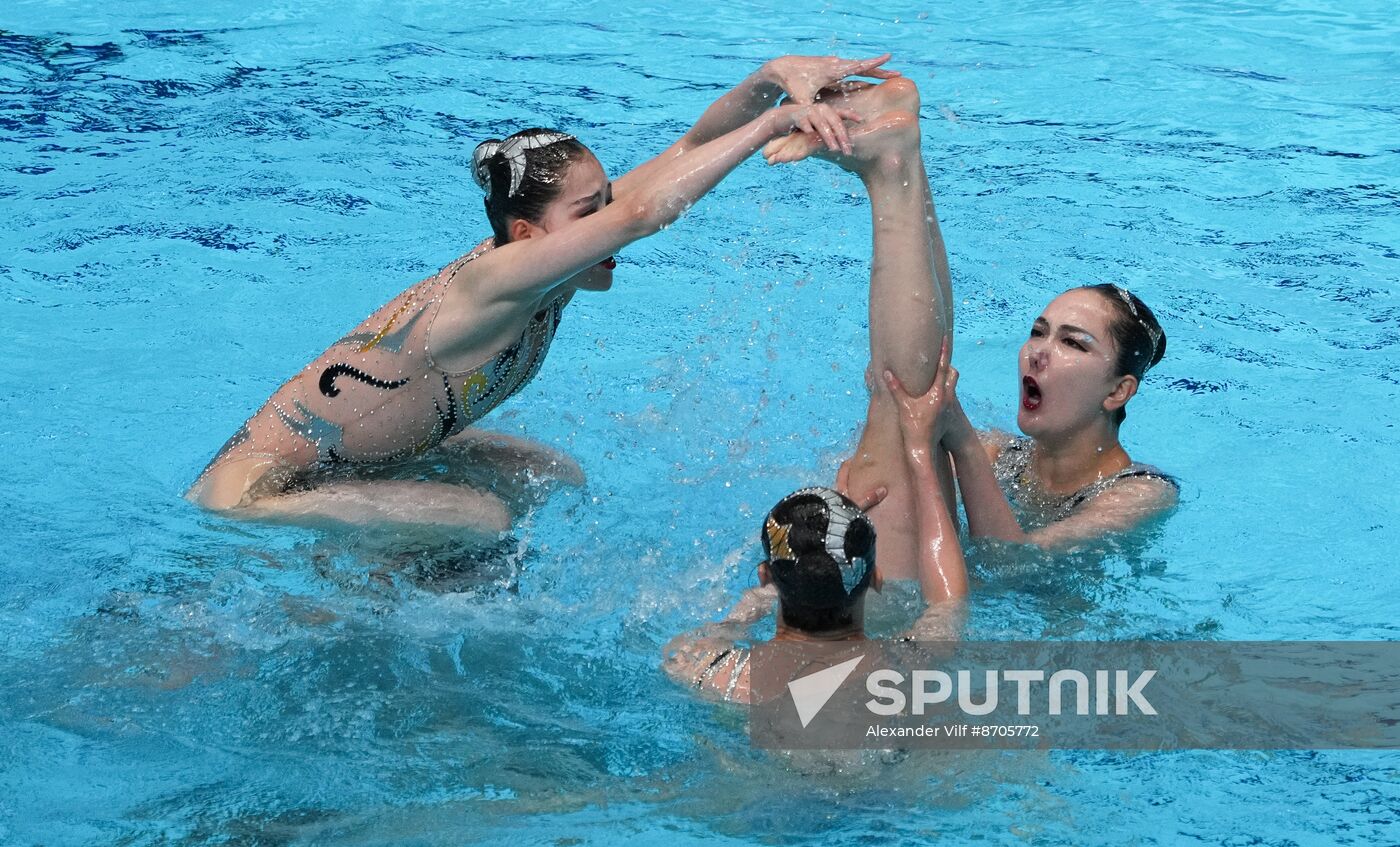 Russia BRICS Sports Games Artistic Swimming Acrobatic Routine