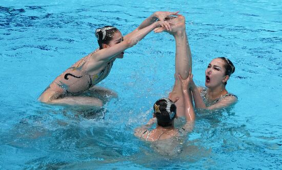 Russia BRICS Sports Games Artistic Swimming Acrobatic Routine