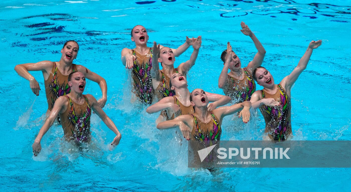 Russia BRICS Sports Games Artistic Swimming Acrobatic Routine