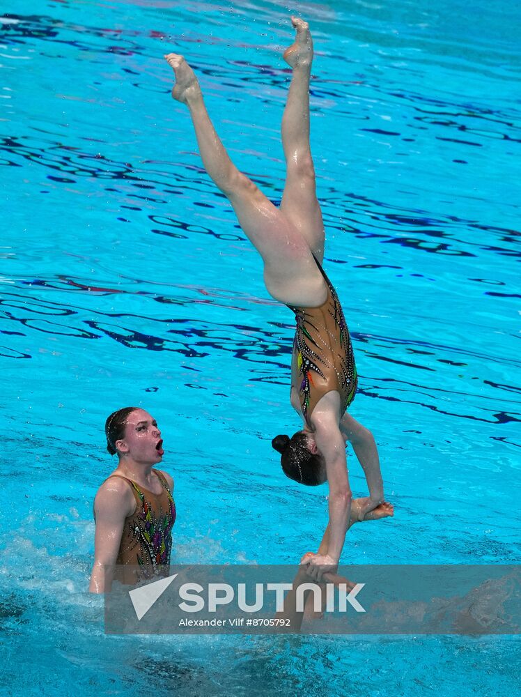 Russia BRICS Sports Games Artistic Swimming Acrobatic Routine