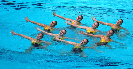 Russia BRICS Sports Games Artistic Swimming Acrobatic Routine