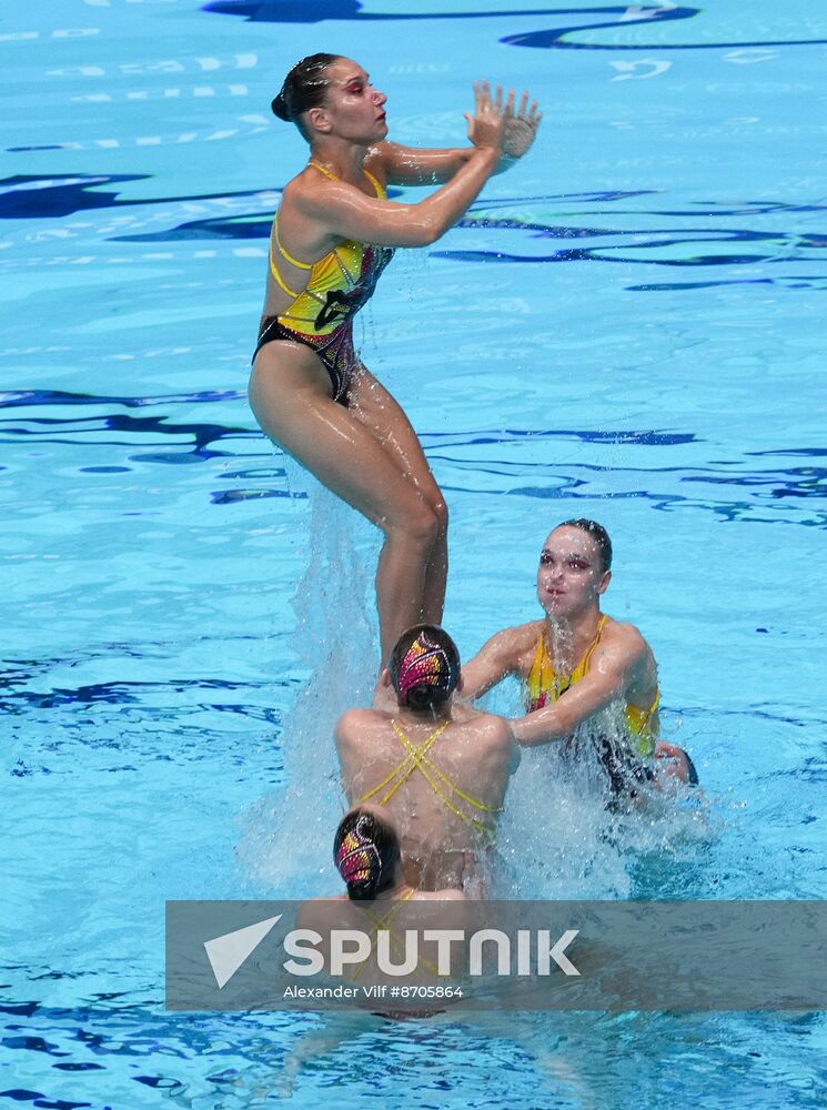 Russia BRICS Sports Games Artistic Swimming Acrobatic Routine