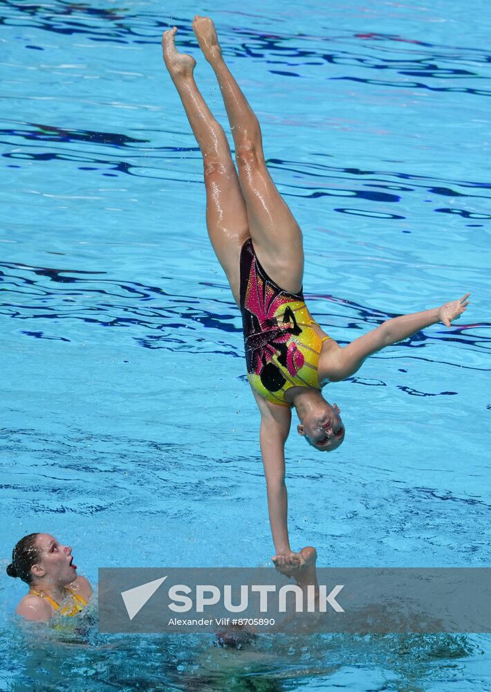 Russia BRICS Sports Games Artistic Swimming Acrobatic Routine