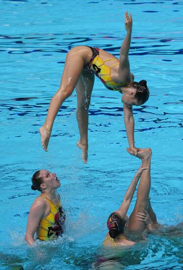 Russia BRICS Sports Games Artistic Swimming Acrobatic Routine