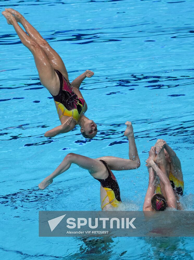 Russia BRICS Sports Games Artistic Swimming Acrobatic Routine