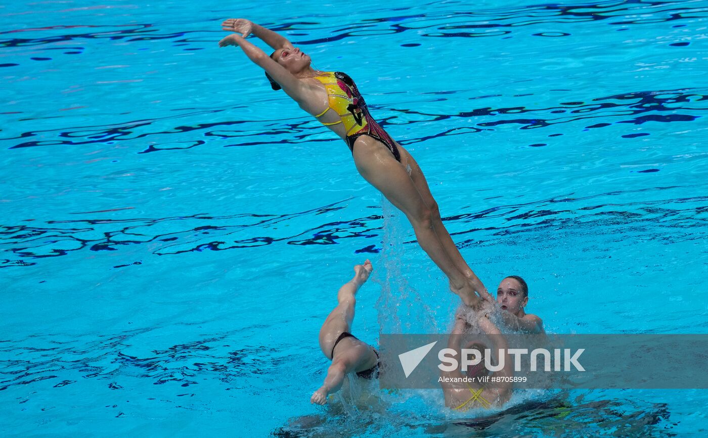 Russia BRICS Sports Games Artistic Swimming Acrobatic Routine