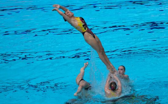 Russia BRICS Sports Games Artistic Swimming Acrobatic Routine