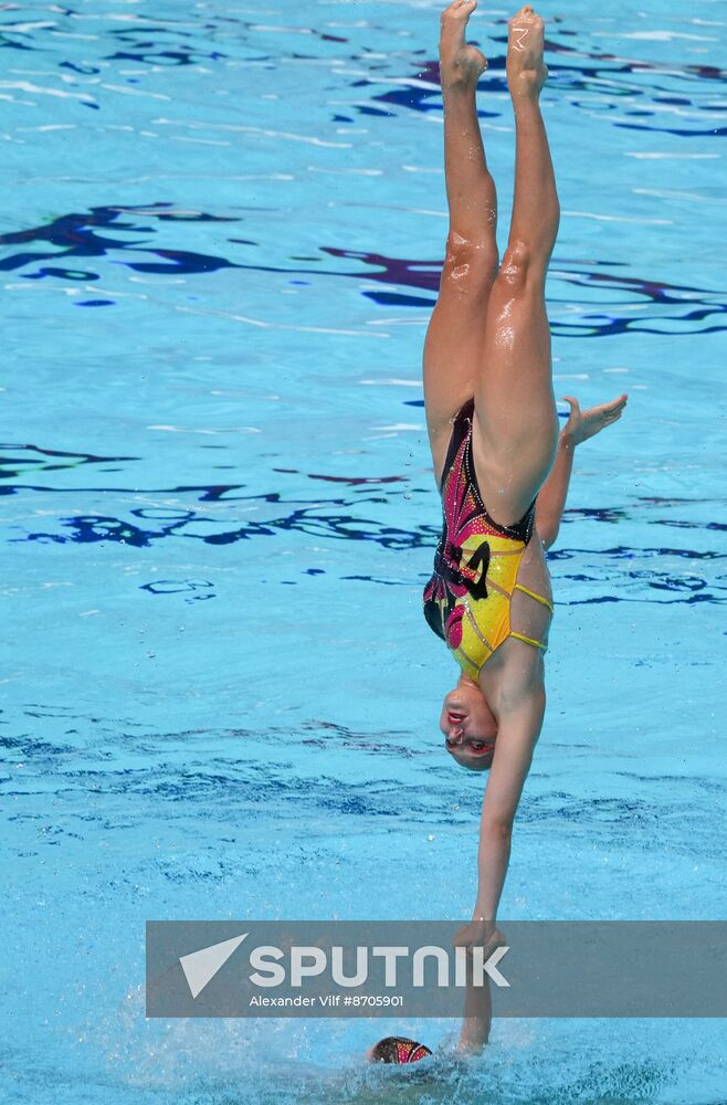 Russia BRICS Sports Games Artistic Swimming Acrobatic Routine