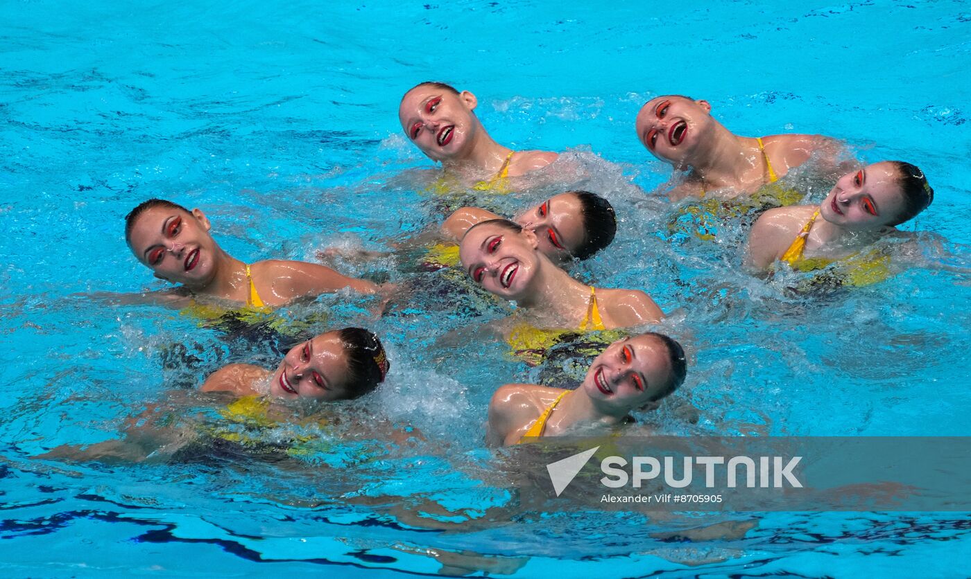 Russia BRICS Sports Games Artistic Swimming Acrobatic Routine