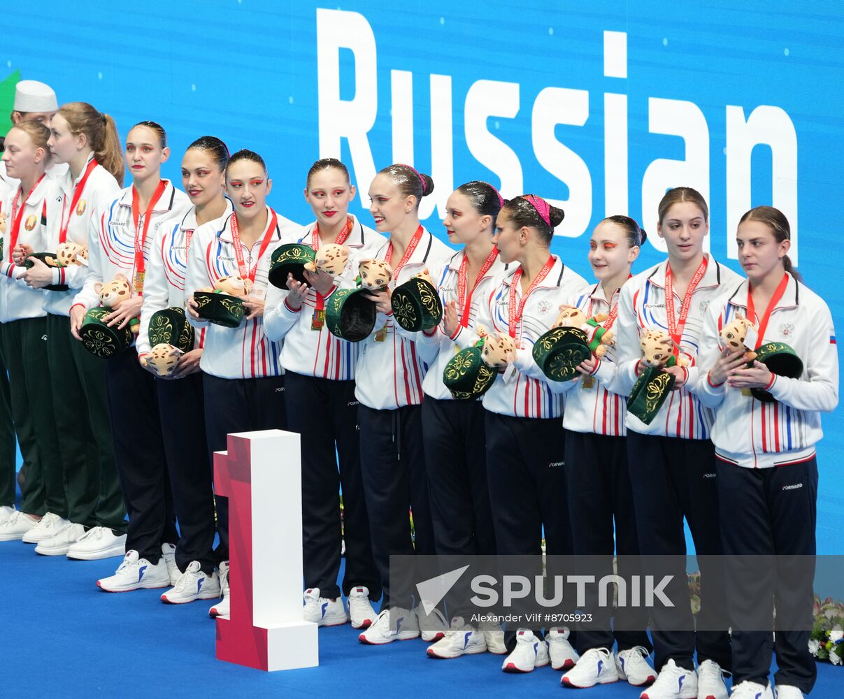 Russia BRICS Sports Games Artistic Swimming Acrobatic Routine