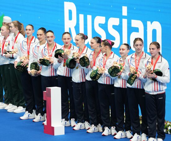 Russia BRICS Sports Games Artistic Swimming Acrobatic Routine