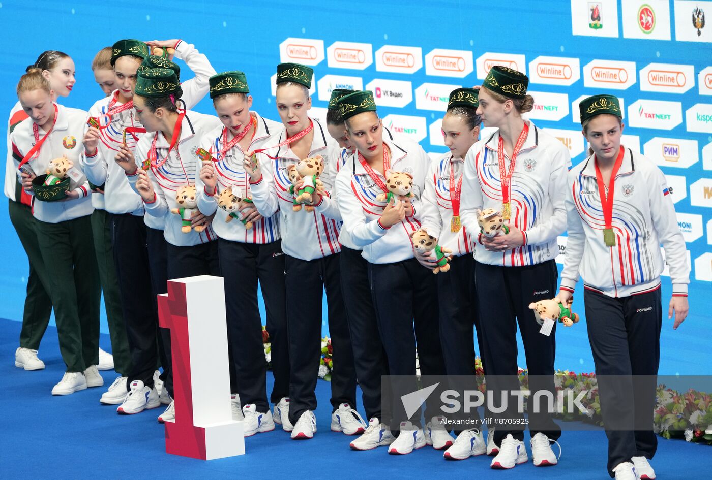 Russia BRICS Sports Games Artistic Swimming Acrobatic Routine
