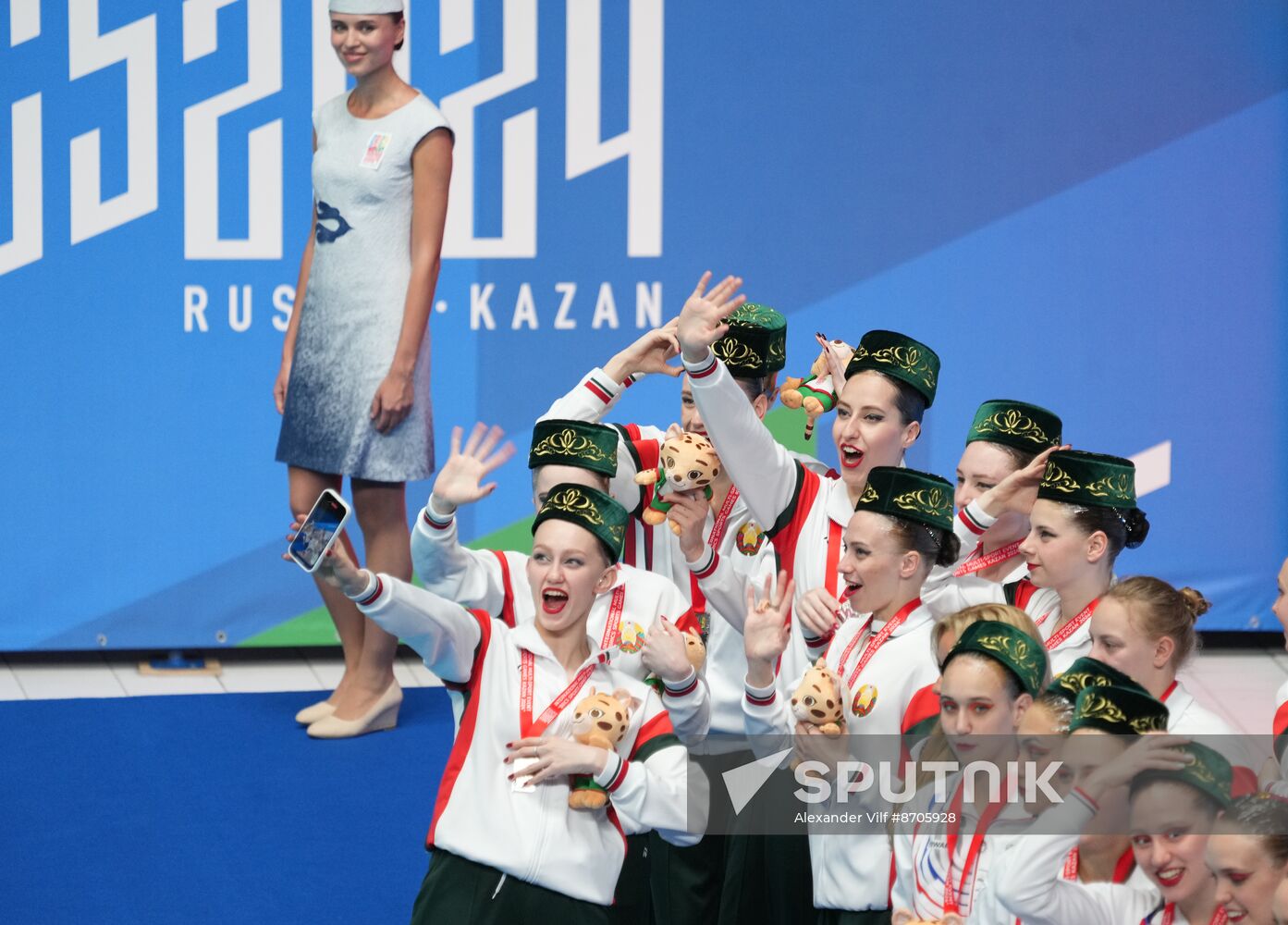 Russia BRICS Sports Games Artistic Swimming Acrobatic Routine