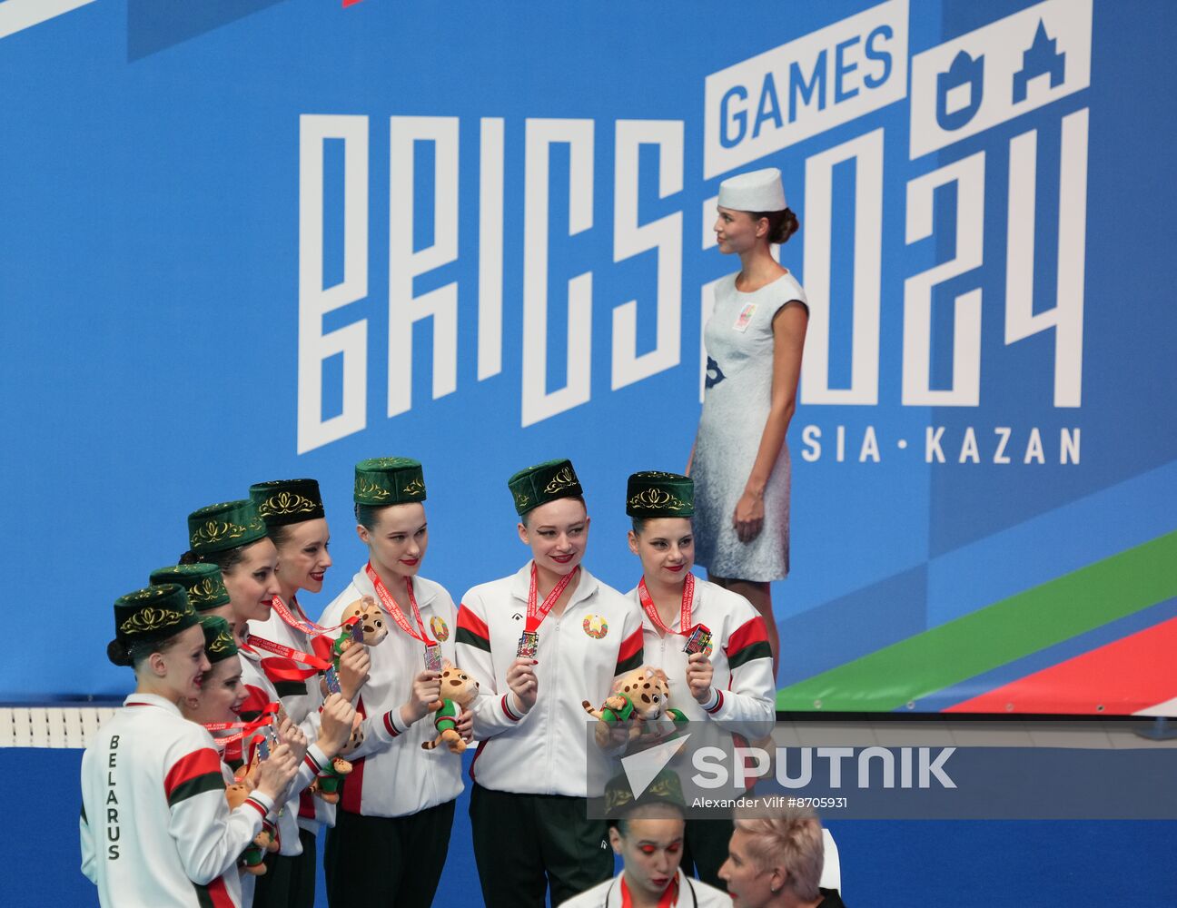 Russia BRICS Sports Games Artistic Swimming Acrobatic Routine