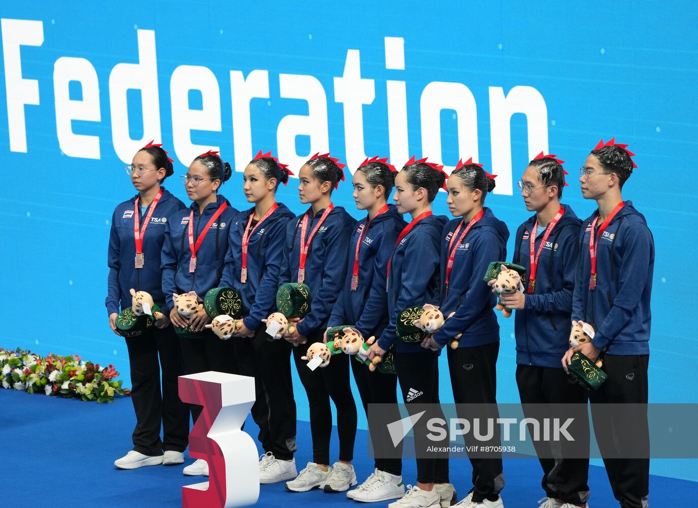 Russia BRICS Sports Games Artistic Swimming Acrobatic Routine