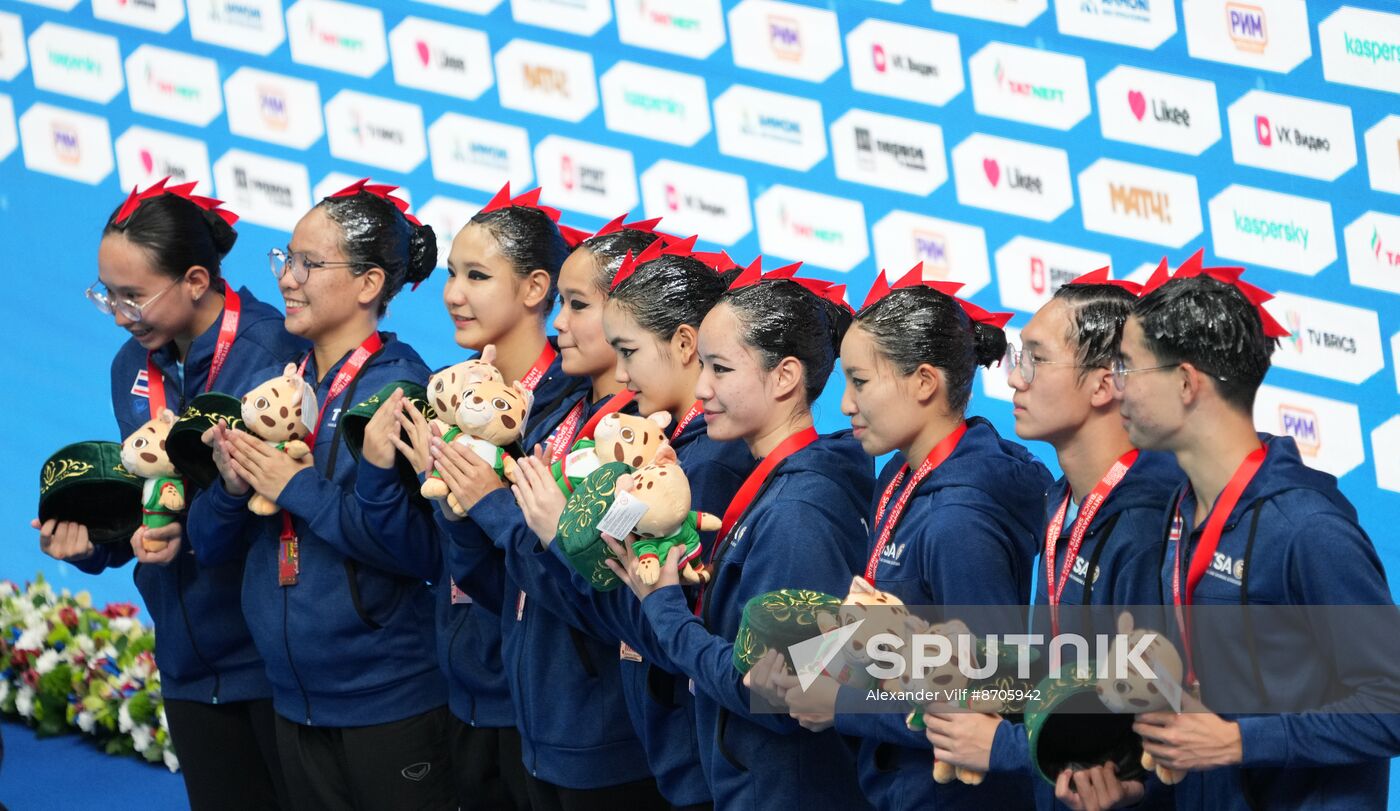 Russia BRICS Sports Games Artistic Swimming Acrobatic Routine