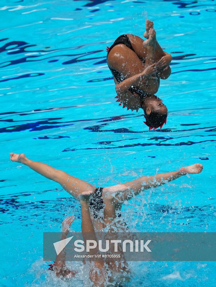 Russia BRICS Sports Games Artistic Swimming Acrobatic Routine
