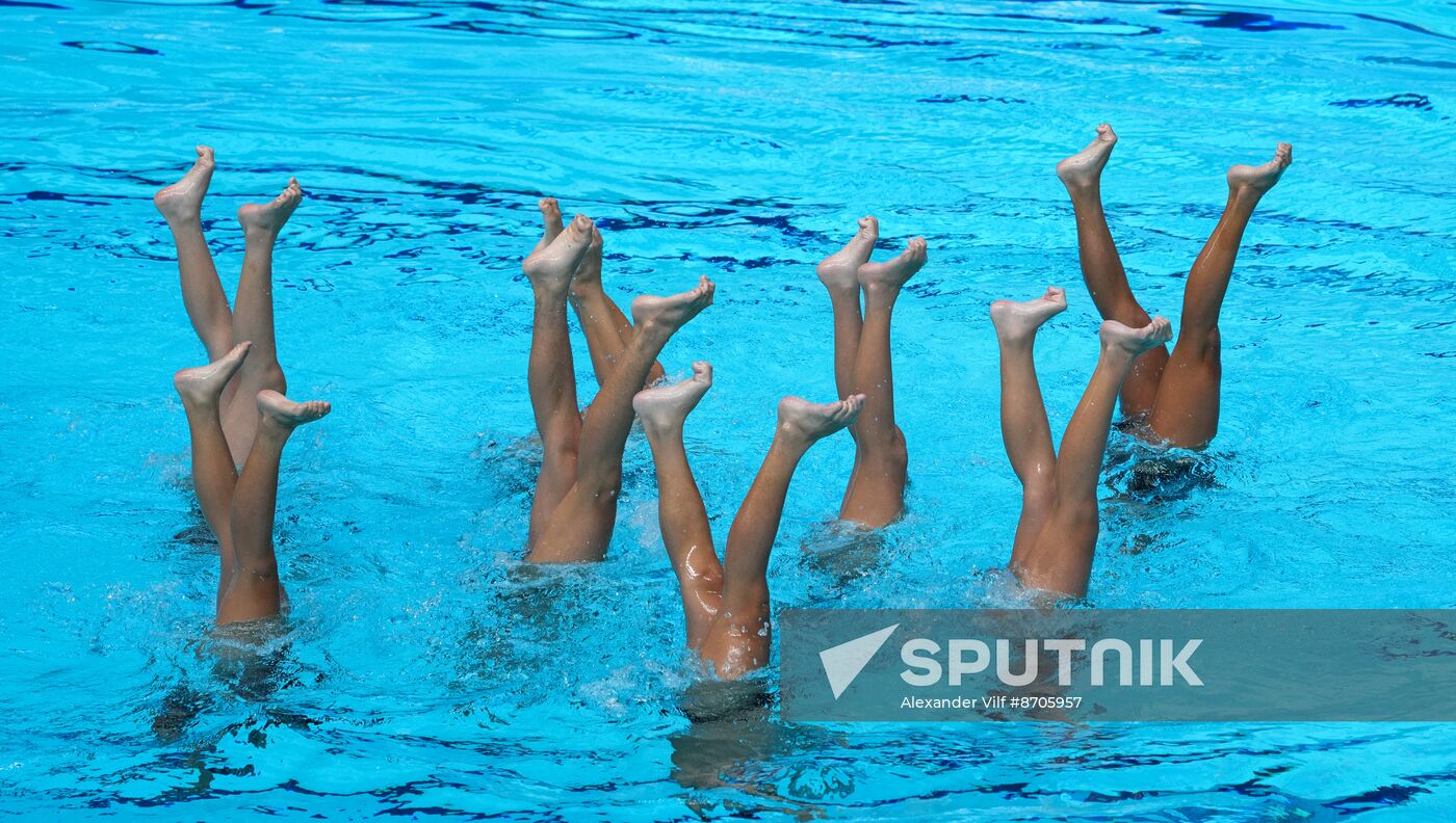 Russia BRICS Sports Games Artistic Swimming Acrobatic Routine