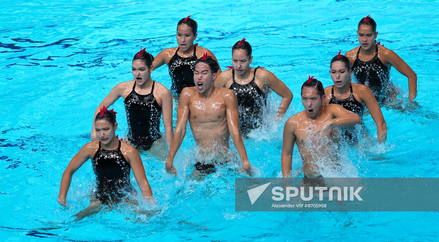 Russia BRICS Sports Games Artistic Swimming Acrobatic Routine