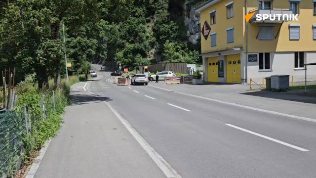 Switzerland's police block road from Stans to Buergenstock ahead of the Ukraine peace conference