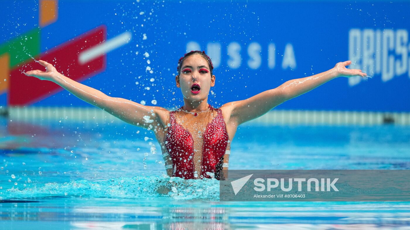 Russia BRICS Sports Games Artistic Swimming Solo Free Routine