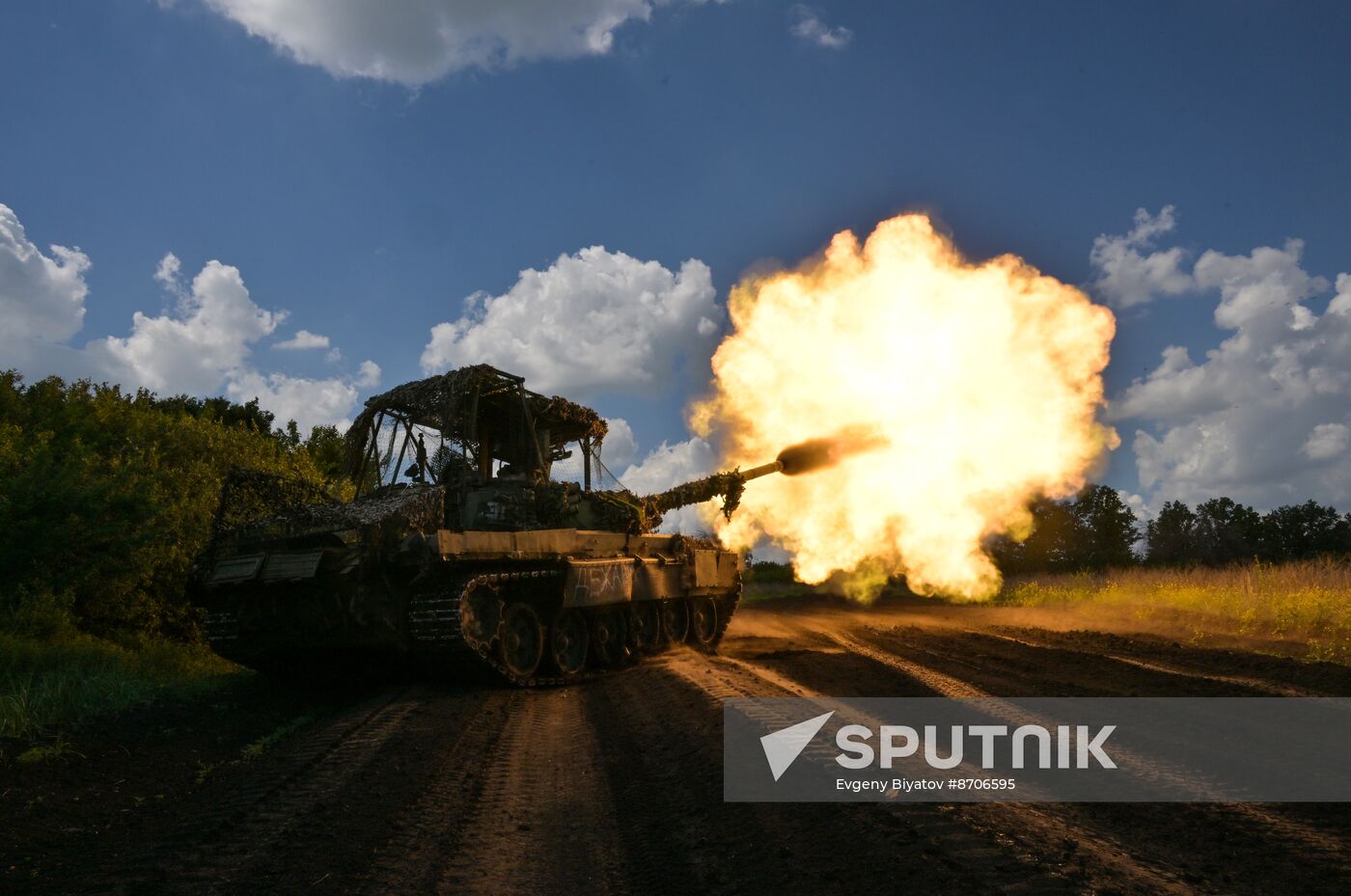 Russia Ukraine Military Operation Tank Units