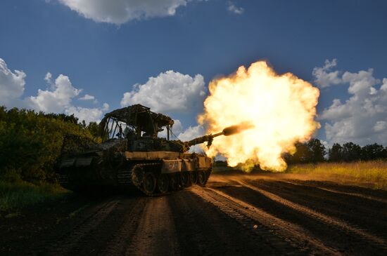 Russia Ukraine Military Operation Tank Units