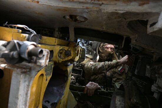 Russia Ukraine Military Operation Tank Units