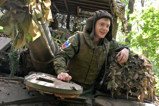 Russia Ukraine Military Operation Tank Units