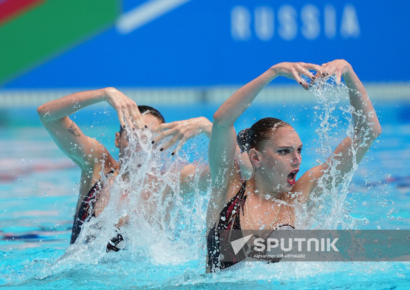 Russia BRICS Sports Games Artistic Swimming Duet Free Routine