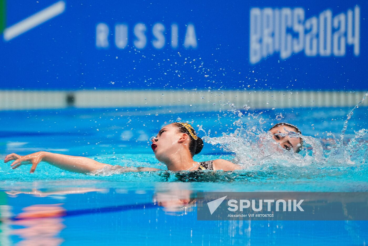Russia BRICS Sports Games Artistic Swimming Duet Free Routine