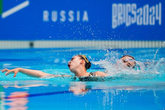 Russia BRICS Sports Games Artistic Swimming Duet Free Routine