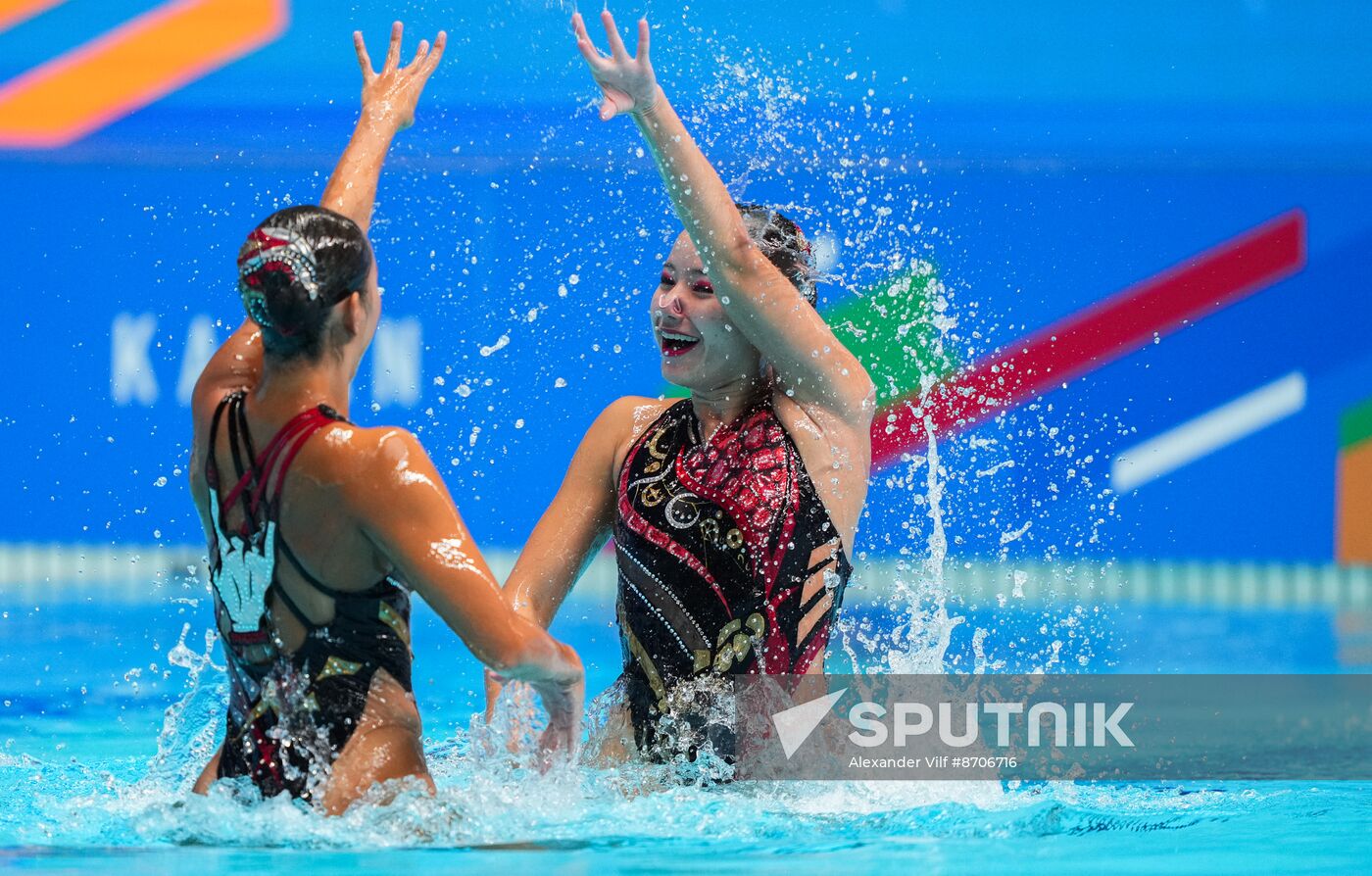 Russia BRICS Sports Games Artistic Swimming Duet Free Routine