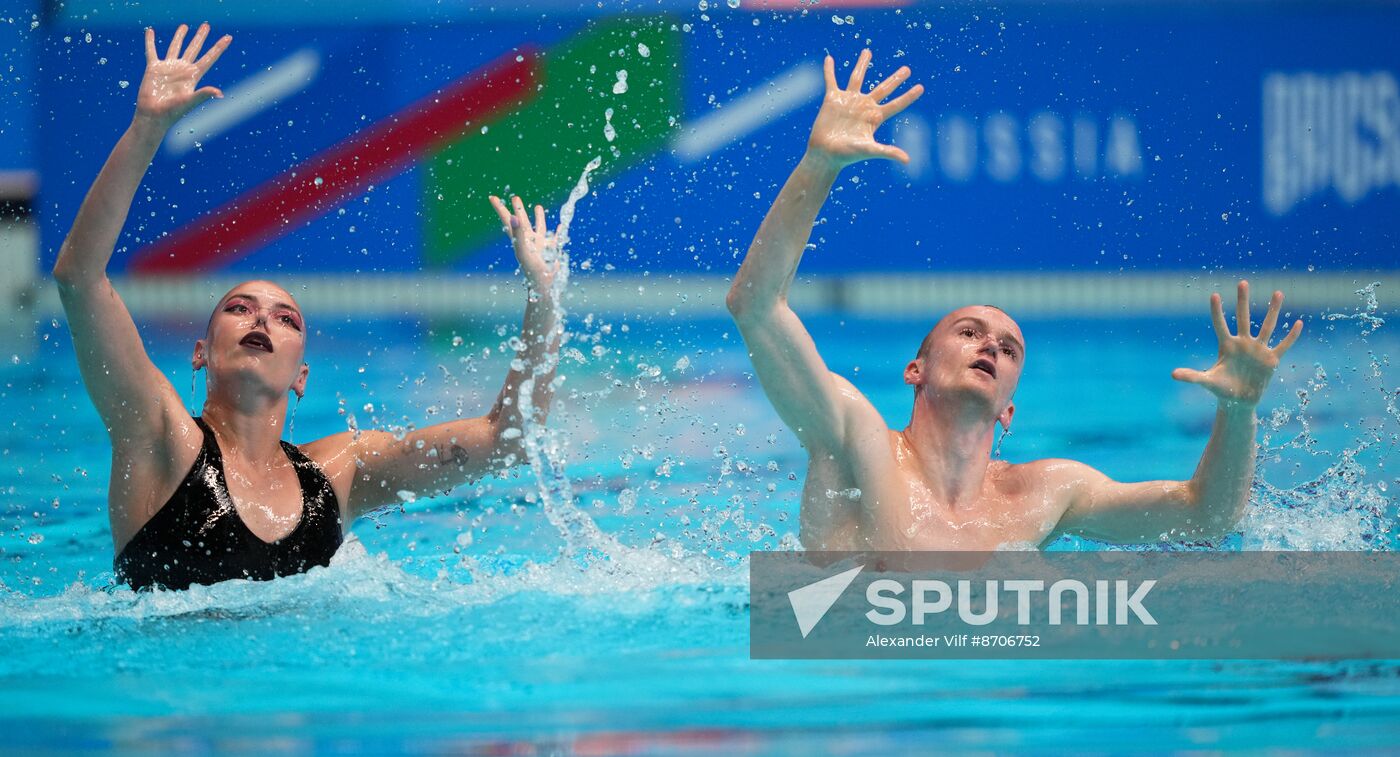 Russia BRICS Sports Games Artistic Swimming Mixed Duet Technical Routine