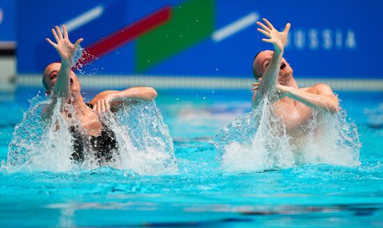 Russia BRICS Sports Games Artistic Swimming Mixed Duet Technical Routine