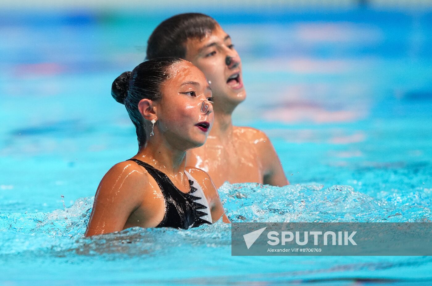 Russia BRICS Sports Games Artistic Swimming Mixed Duet Technical Routine