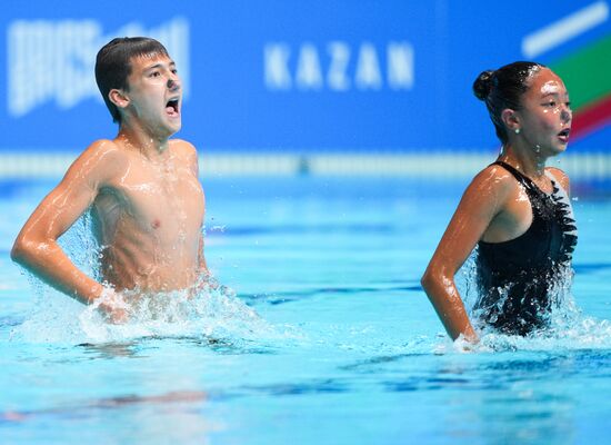 Russia BRICS Sports Games Artistic Swimming Mixed Duet Technical Routine