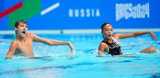 Russia BRICS Sports Games Artistic Swimming Mixed Duet Technical Routine