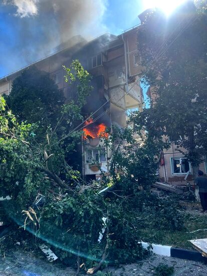 Russia Ukraine Military Operation Shelling