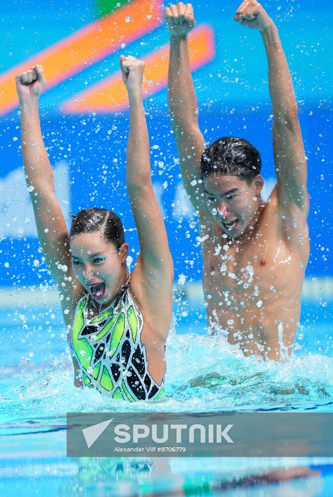 Russia BRICS Sports Games Artistic Swimming Mixed Duet Technical Routine