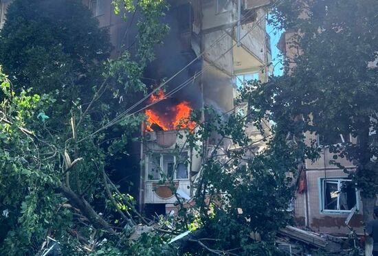 Russia Ukraine Military Operation Shelling