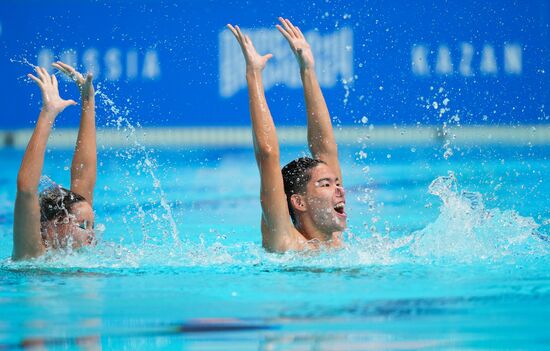 Russia BRICS Sports Games Artistic Swimming Mixed Duet Technical Routine