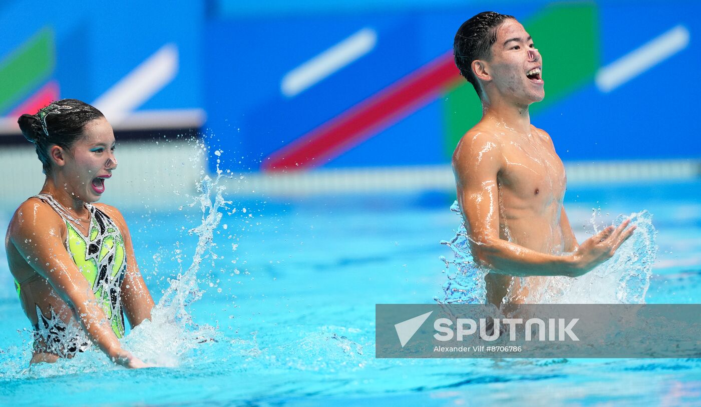 Russia BRICS Sports Games Artistic Swimming Mixed Duet Technical Routine