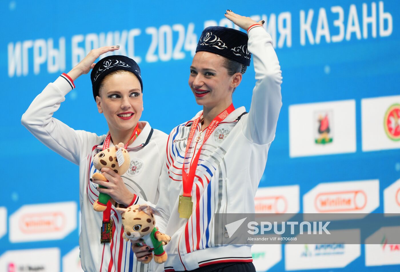 Russia BRICS Sports Games Artistic Swimming Duet Free Routine