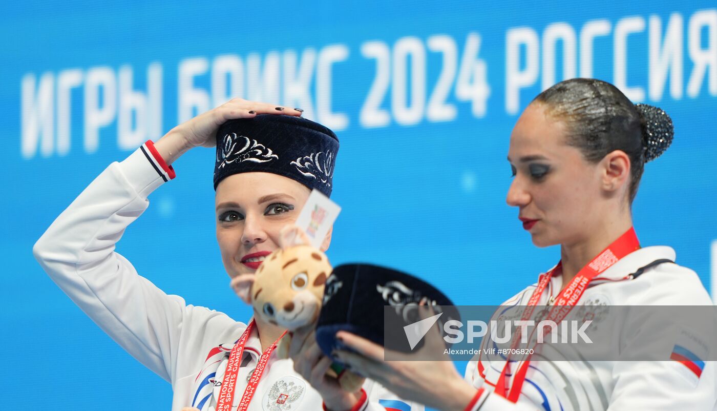 Russia BRICS Sports Games Artistic Swimming Duet Free Routine