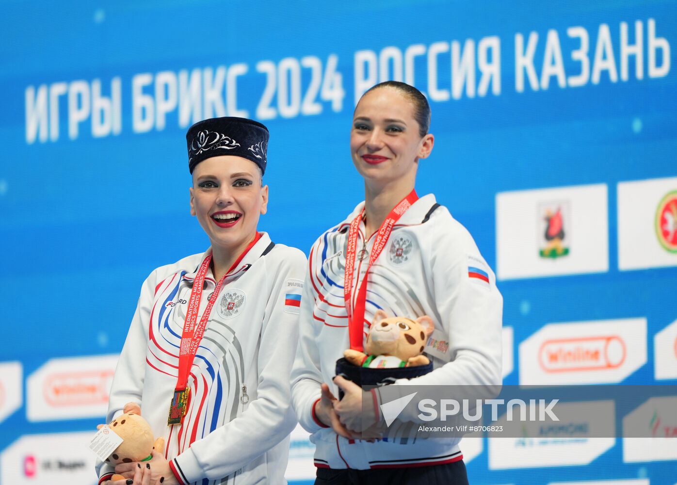 Russia BRICS Sports Games Artistic Swimming Duet Free Routine