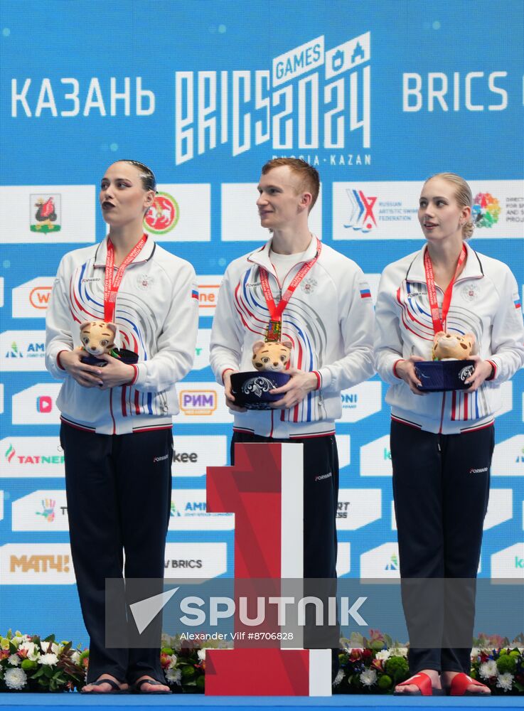 Russia BRICS Sports Games Artistic Swimming Mixed Duet Technical Routine